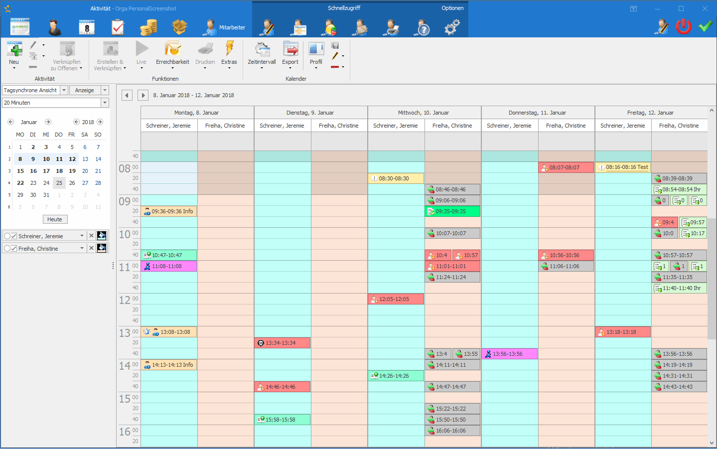 Ein Kalender, anpassbar in fast allen Aspekten.